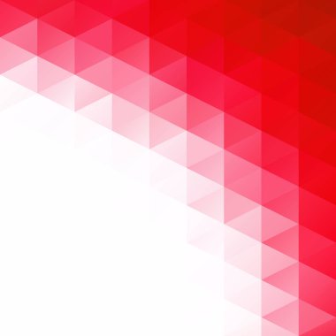 Kırmızı kılavuz Mozaik arka plan, yaratıcı tasarım şablonları