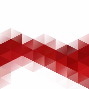 Kırmızı kılavuz Mozaik arka plan, yaratıcı tasarım şablonları