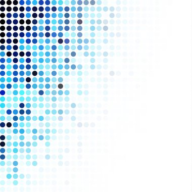 Mavi rastgele noktalar arka plan, yaratıcı tasarım şablonları