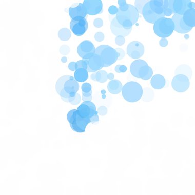 Kabarcıklar benzersiz mavi parlak vektör arka plan