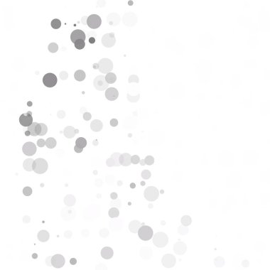 Kabarcıklar daire noktalar benzersiz gri beyaz parlak vektör arka plan
