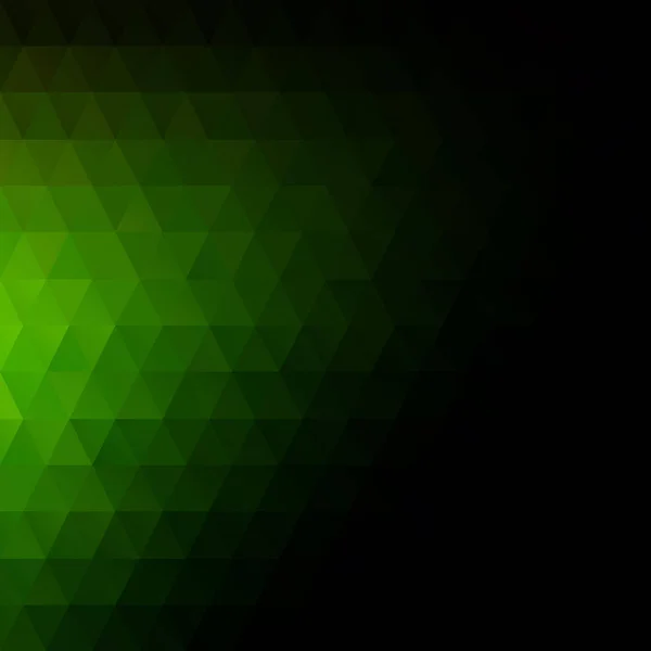 Yeşil Izgara Mozaik Arkaplan Yaratıcı Tasarım Şablonları — Stok Vektör