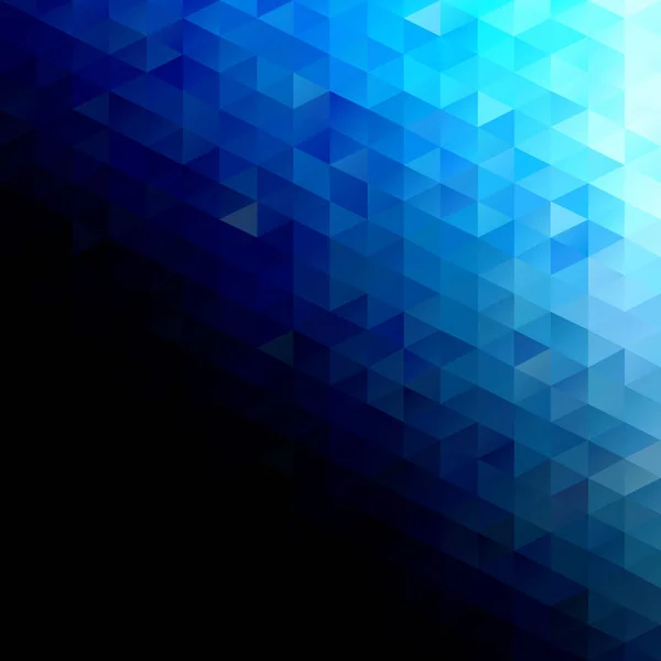 Blue Grid Mosaic Background Creative Design Template — 스톡 벡터