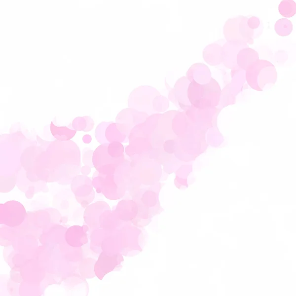 Bolle Unico Sfondo Vettoriale Rosa Brillante — Vettoriale Stock