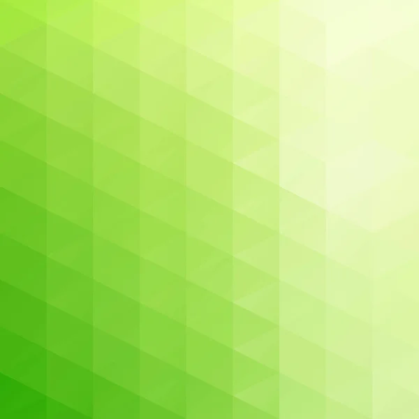 Gröna Rutnät Mosaik Bakgrund Creative Design Mallar — Stock vektor