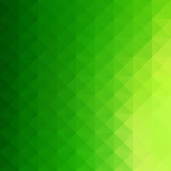 Green Grid Mosaic Background Creative Design Template — 스톡 벡터