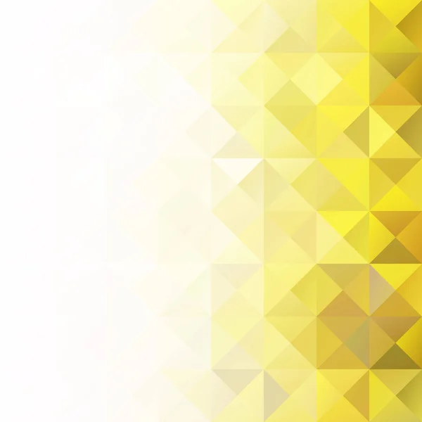 Fondo Mosaico Rejilla Amarilla Plantillas Diseño Creativo — Archivo Imágenes Vectoriales