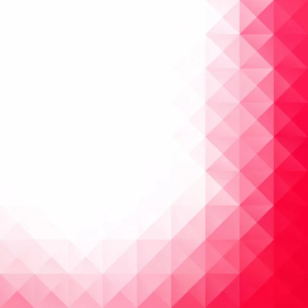赤いグリッド モザイクの背景 創造的なデザイン テンプレート — ストックベクタ