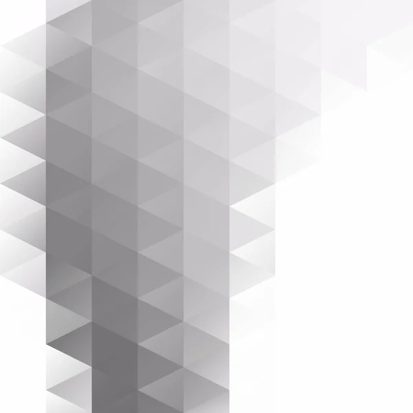 Gray White Grid Mosaic Background Creative Design Template — 스톡 벡터