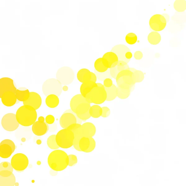 Burbujas Amarillo Único Brillante Fondo Vectorial — Archivo Imágenes Vectoriales