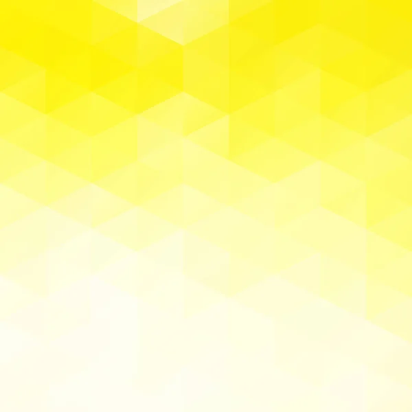 Żółta Siatka Mozaika Tło Kreatywne Szablony Projektu — Wektor stockowy