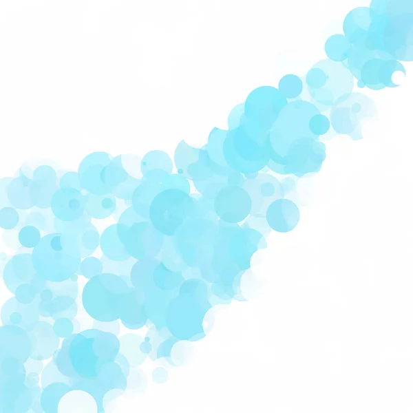Burbujas Azul Único Brillante Vector Fondo — Vector de stock