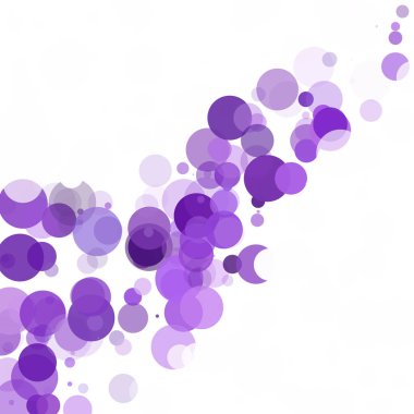 Kabarcıklar benzersiz mor parlak vektör arka plan