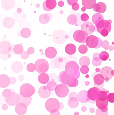 Kabarcıklar benzersiz pembe parlak vektör arka plan