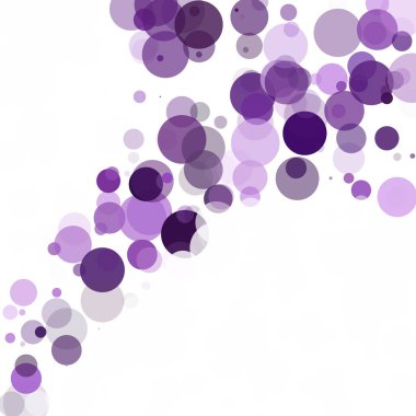 Kabarcıklar benzersiz mor parlak vektör arka plan