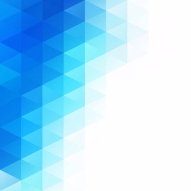 Mavi Izgara Mozaik Arkaplan, Yaratıcı Tasarım Şablonları