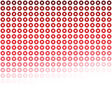 Kırmızı Donuts arka plan, yaratıcı tasarım şablonları