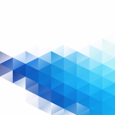 Mavi Izgara Mozaik Arkaplan, Yaratıcı Tasarım Şablonları