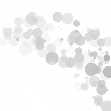 Kabarcıklar benzersiz gri beyaz parlak vektör arka plan