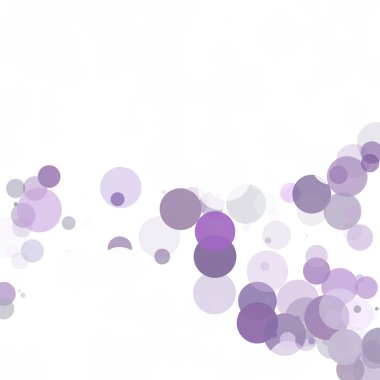 Kabarcıklar daire noktalar benzersiz mor parlak vektör arka plan