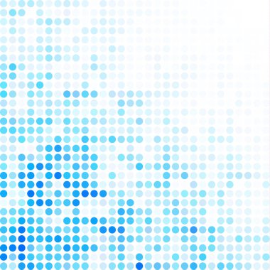 Mavi rastgele noktalar arka plan, yaratıcı tasarım şablonları