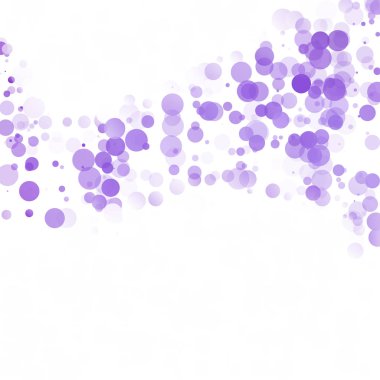 Kabarcıklar daire noktalar benzersiz mor parlak vektör arka plan