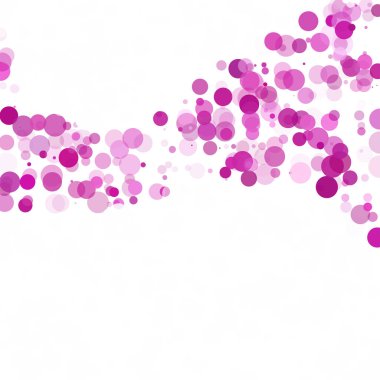 Kabarcıklar daire noktalar benzersiz mor parlak vektör arka plan