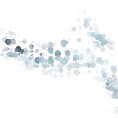 Kabarcıklar daire noktalar benzersiz gri beyaz parlak vektör arka plan