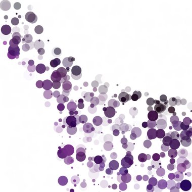 Kabarcıklar daire noktalar benzersiz mor parlak vektör arka plan