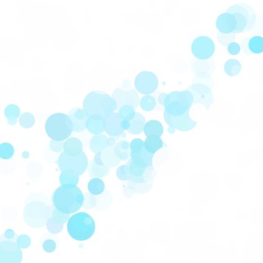 Kabarcıklar benzersiz mavi parlak vektör arka plan