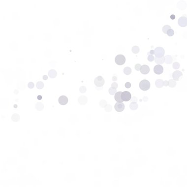 Kabarcıklar daire noktalar benzersiz gri beyaz parlak vektör arka plan