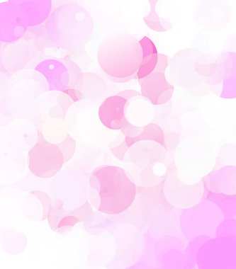 Kabarcıklar benzersiz pembe parlak vektör arka plan