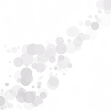 Kabarcıklar benzersiz gri beyaz parlak vektör arka plan