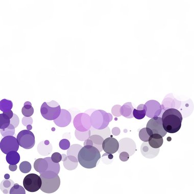 Kabarcıklar benzersiz mor parlak vektör arka plan