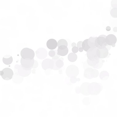 Kabarcıklar daire noktalar benzersiz gri beyaz parlak vektör arka plan