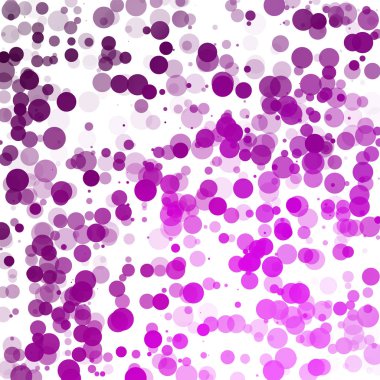 Kabarcıklar daire noktalar benzersiz mor parlak vektör arka plan