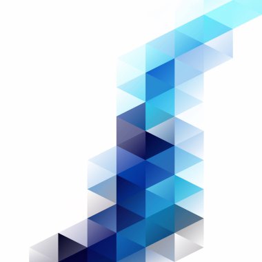 Mavi Izgara Mozaik Arkaplan, Yaratıcı Tasarım Şablonları