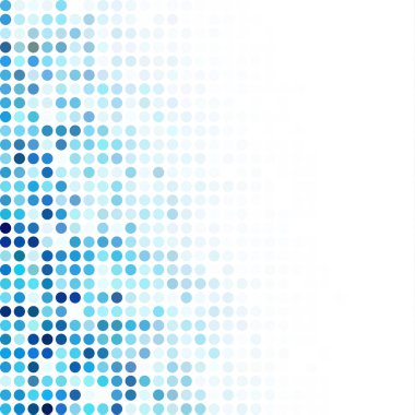 Mavi rastgele noktalar arka plan, yaratıcı tasarım şablonları