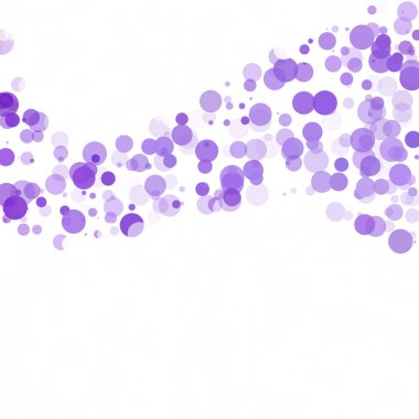 Kabarcıklar daire noktalar benzersiz mor parlak vektör arka plan