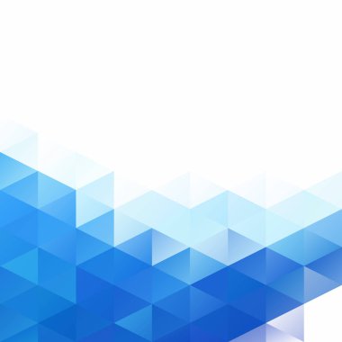 Mavi Izgara Mozaik Arkaplan, Yaratıcı Tasarım Şablonları