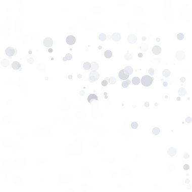 Kabarcıklar daire noktalar benzersiz gri beyaz parlak vektör arka plan