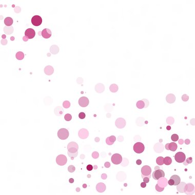 Kabarcıklar daire noktalar benzersiz mor parlak vektör arka plan