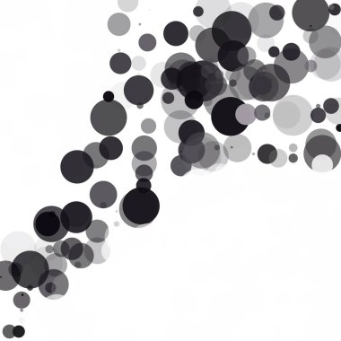 Kabarcıklar benzersiz siyah parlak vektör arka plan