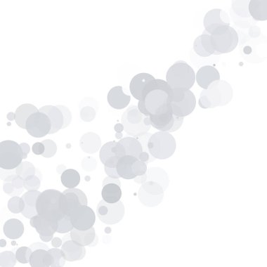 Kabarcıklar benzersiz gri beyaz parlak vektör arka plan