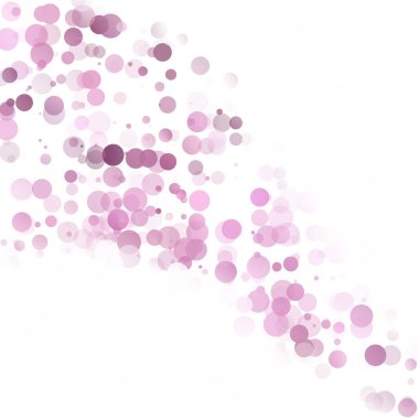 Kabarcıklar daire noktalar benzersiz mor parlak vektör arka plan