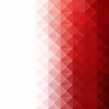 Kırmızı kılavuz Mozaik arka plan, yaratıcı tasarım şablonları