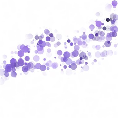 Kabarcıklar daire noktalar benzersiz mor parlak vektör arka plan