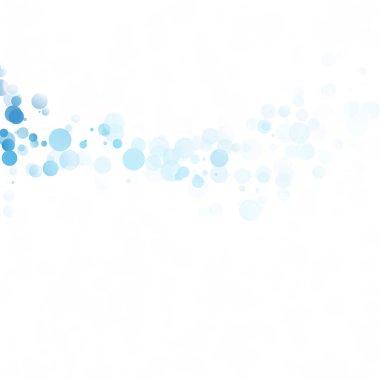 Baloncuklar Çemberi Noktaları Eşsiz Mavi Parlak Vektör Arkaplanı