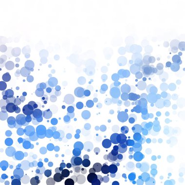 Kabarcıklar benzersiz mavi parlak vektör arka plan