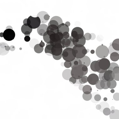 Kabarcıklar benzersiz siyah parlak vektör arka plan